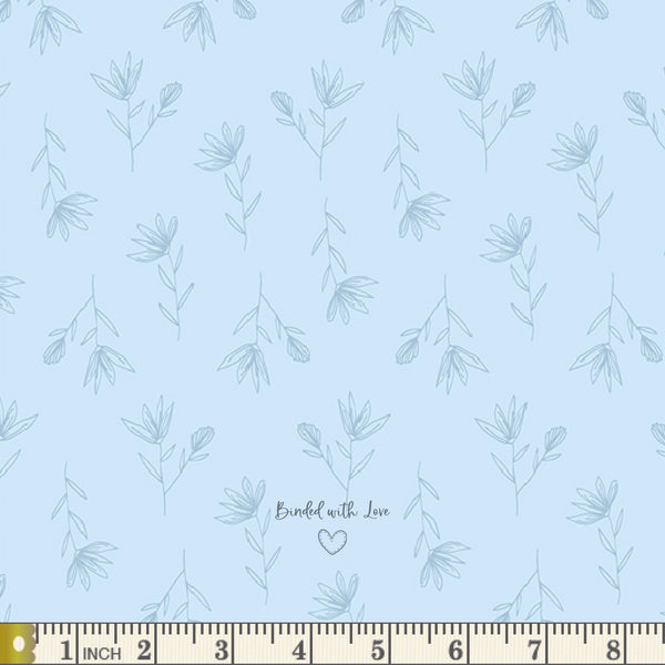 Flora Cascade Cool TBL89507 | True Blue by Maureen Cracknell | Art Gallery Fabrics | Quilting Fabric | Continuous Yardage | Fat Quarter