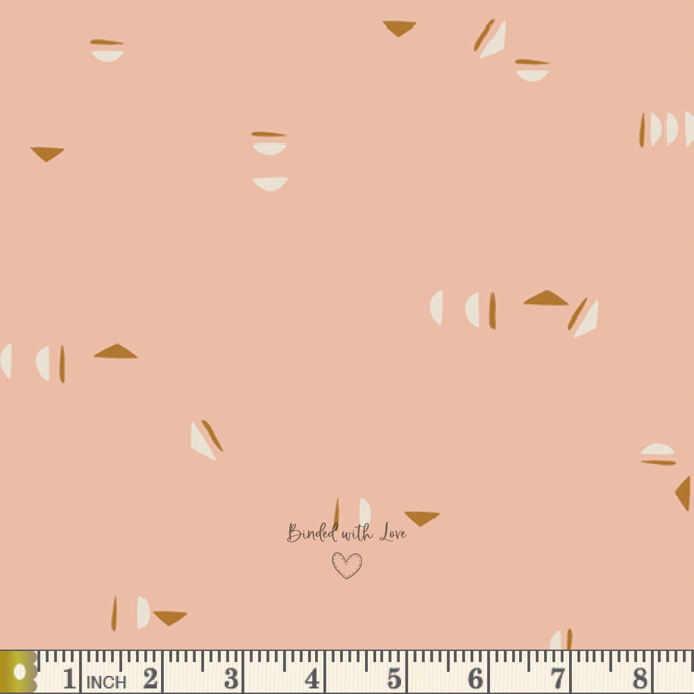 Stenciled Blush CAP-TK-1510 | Terra Kotta Capsule by AGF Studio | Art Gallery Fabrics | Yardage | Quilting Fabric | End of Bolt | Destash
