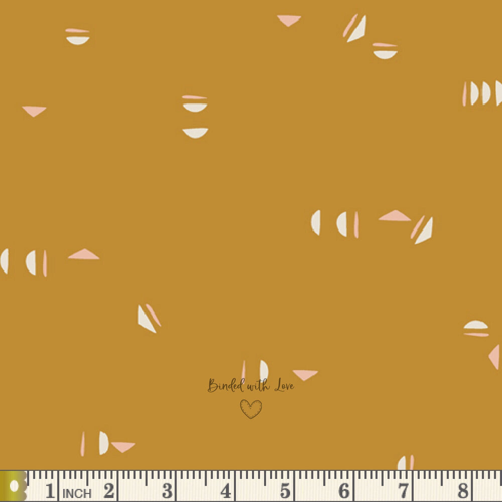 Stenciled Sun CAP-TK-1504 | Terra Kotta Capsule by AGF Studio | Art Gallery Fabrics | Continuous Yardage | End of Bolt | Destash