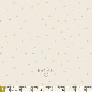 Cross Stitching Tawny TAT39911 | Tails & Threads by Patty Basemi | Art Gallery Fabrics | Continuous Yardage | Fat Quarter | Quilting Cotton