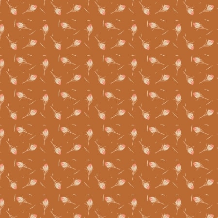Thistle Rust AC402-RU4 | Scout Lake by Ash Cascade | Cotton + Steel | Continuous Yardage | Fat Quarter | Quilting Fabric