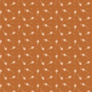Thistle Rust AC402-RU4 | Scout Lake by Ash Cascade | Cotton + Steel | Continuous Yardage | Fat Quarter | Quilting Fabric