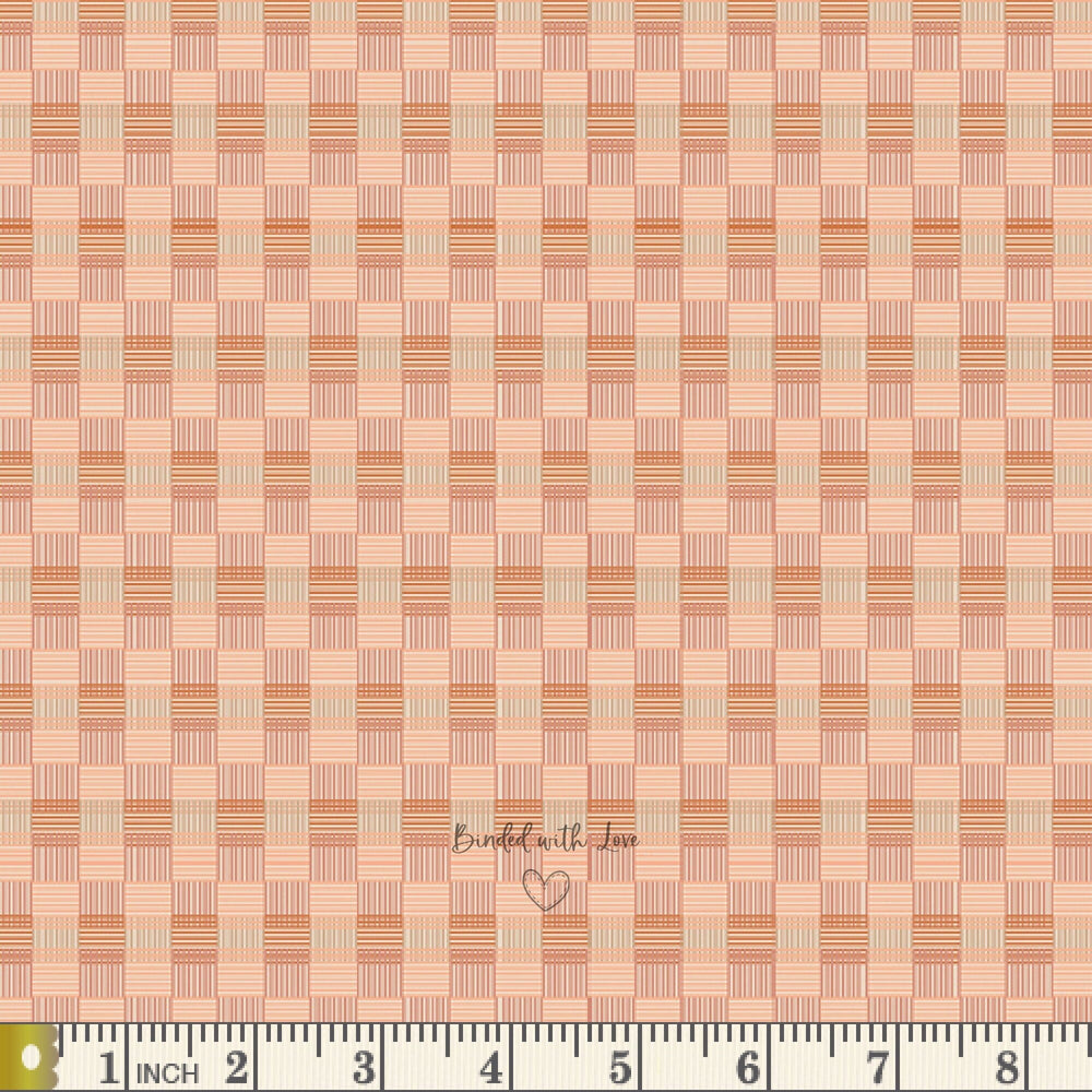 Basket Weave Shrimpy DUV60101 | Duval by Suzy Quilts | Art Gallery Fabrics | Continuous Yardage | Fat Quarters | Quilting Fabric