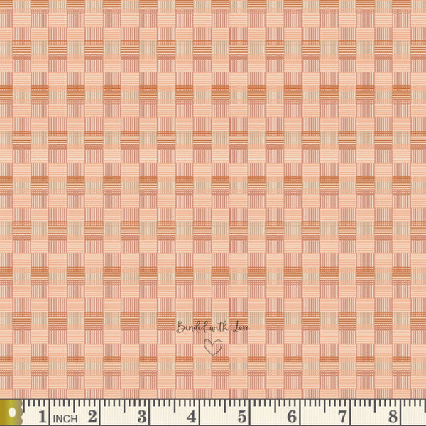 Basket Weave Shrimpy DUV60101 | Duval by Suzy Quilts | Art Gallery Fabrics | Continuous Yardage | Fat Quarters | Quilting Fabric