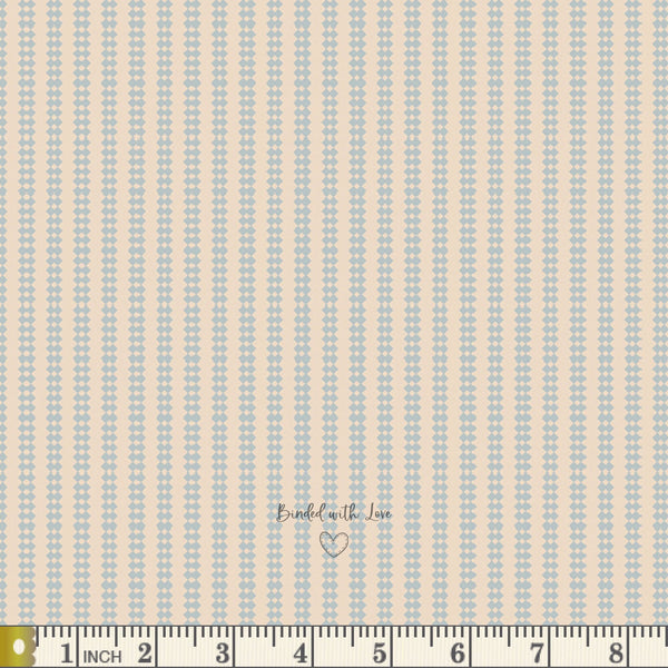 Diamond Stripe Glacier DUV60200 | Duval by Suzy Quilts | Art Gallery Fabrics | Continuous Yardage | Fat Quarters | Quilting Fabric
