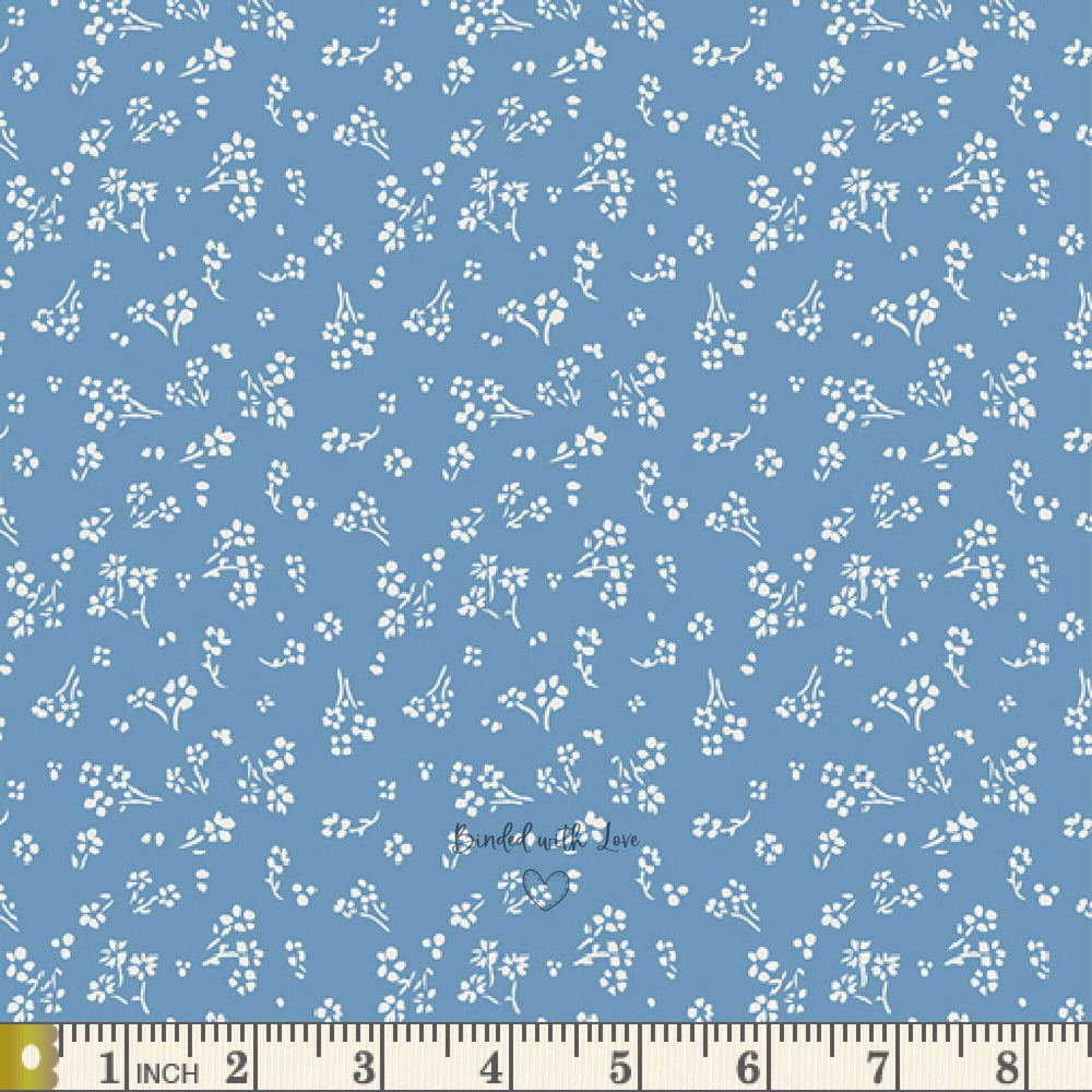 Sprinkled Florets Sky TBL89510 | True Blue by Maureen Cracknell | Art Gallery Fabrics | Quilting Fabric | Continuous Yardage | Fat Quarter