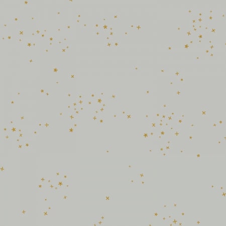 Freckles Rainstorm Metallic CM100-RA20M | Cotton + Steel Basics | Continuous Yardage | Fat Quarter | Quilting Cotton