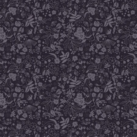 Overgrown Purple AC403-PU1 | Scout Lake by Ash Cascade | Cotton + Steel | Continuous Yardage | Fat Quarter | Quilting Fabric