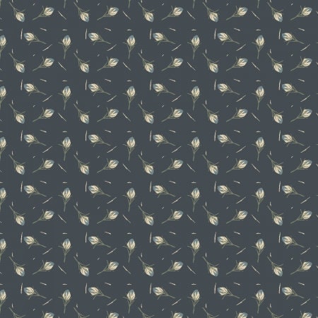 Thistle Indigo AC402-IN2 | Scout Lake by Ash Cascade | Cotton + Steel | Continuous Yardage | Fat Quarter | Quilting Fabric