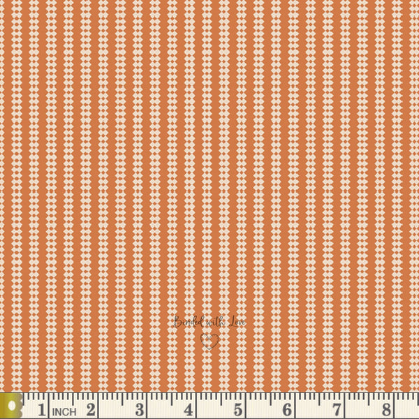 Diamond Stripe Spiced DUV60100 | Duval by Suzy Quilts | Art Gallery Fabrics | Continuous Yardage | Fat Quarters | Quilting Fabric