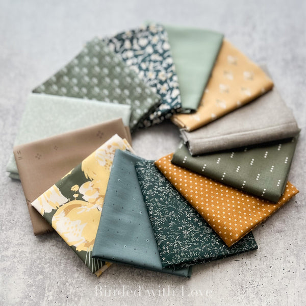 Curated Fat Quarter Bundle | 12 Fat Quarters | Hand Selected Quilting Bundle | Quilting Fabric