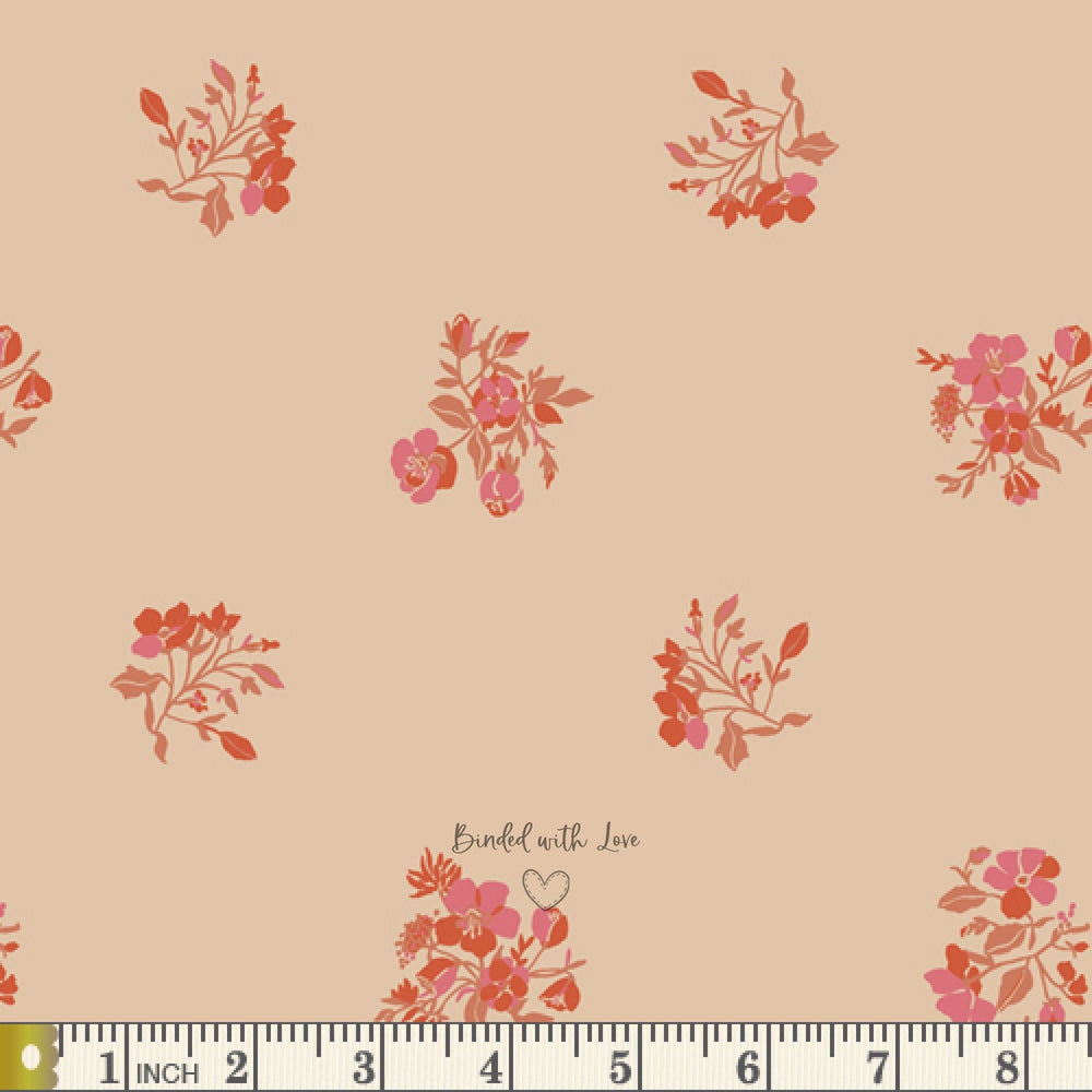 Burgeon Forth KSM-73302 | Kismet by Sharon Holland | Art Gallery Fabrics | Continuous Yardage | Fat Quarter | Delicate Floral Quilt Fabric