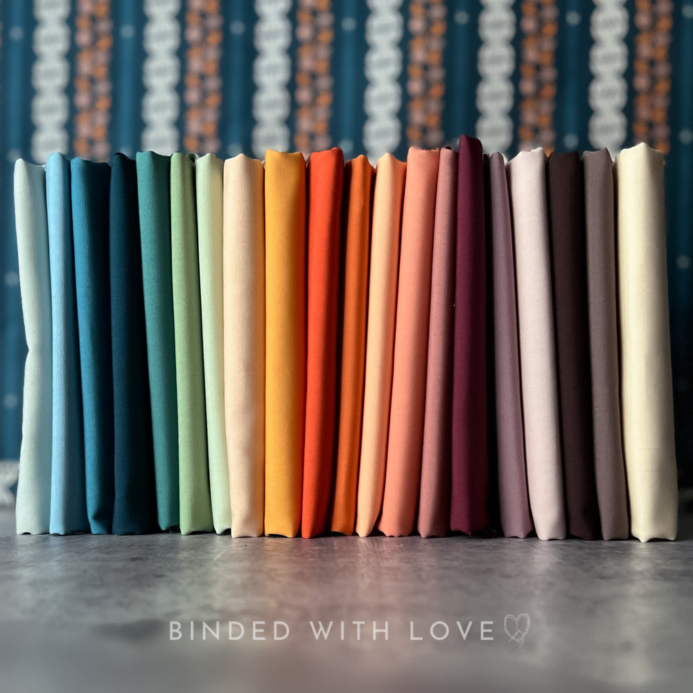 Signature Pure Solids Full Collection by Suzy Quilts | 20 Solids | Art Gallery Fabrics | Fat Quarter Bundle | Half Yard Bundle