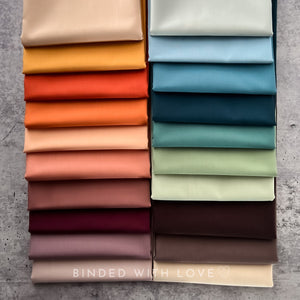 Signature Pure Solids Full Collection by Suzy Quilts | 20 Solids | Art Gallery Fabrics | Fat Quarter Bundle | Half Yard Bundle