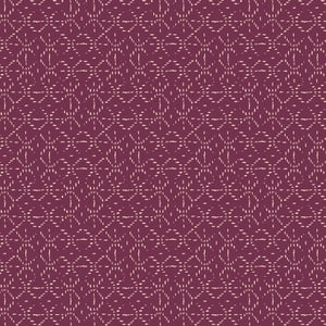 Curious Paths Raspberry LI104-RA4 | Summer Folk by Lissie Teehee | Cotton + Steel | Continuous Yardage | Fat Quarter