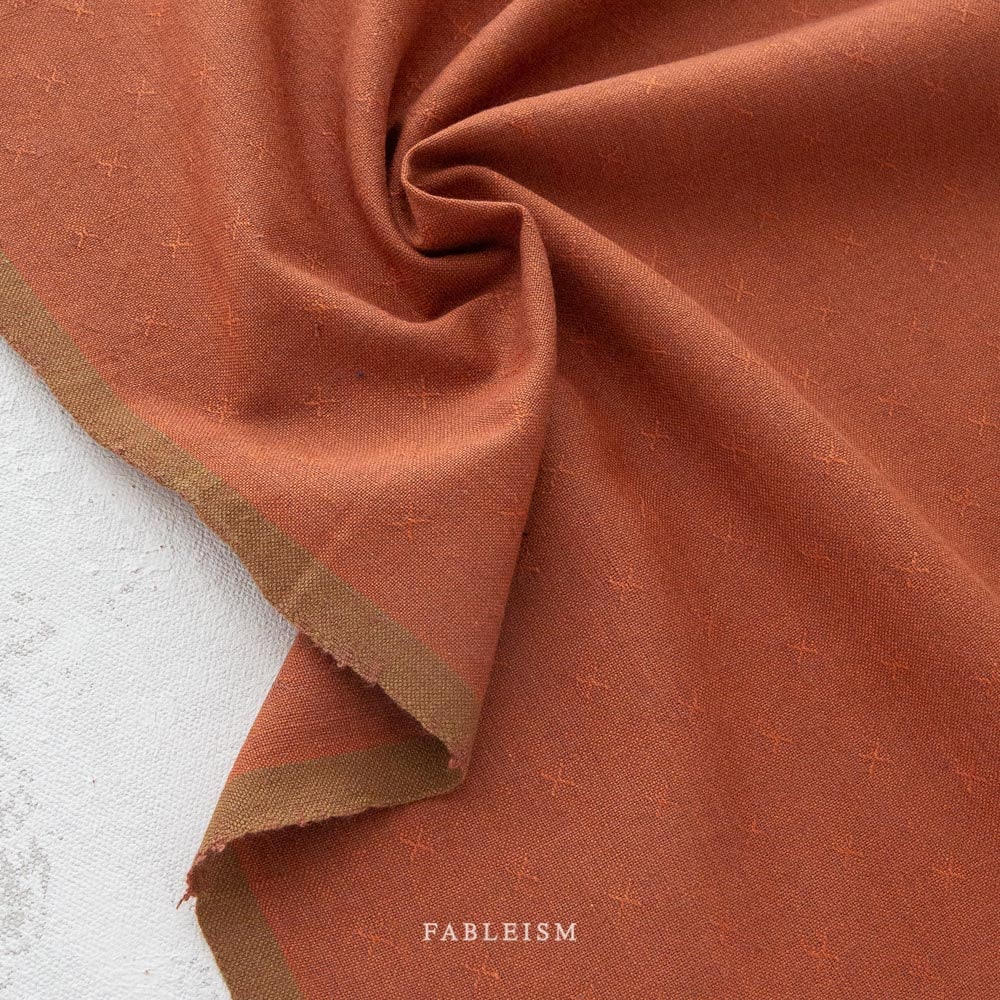 Autumnal FSW-10-AUTUMNAL | Sprout Woven by Fableism Supply Co. | Continuous Yardage | Fat Quarter | Cotton Yarn Dyed Wovens
