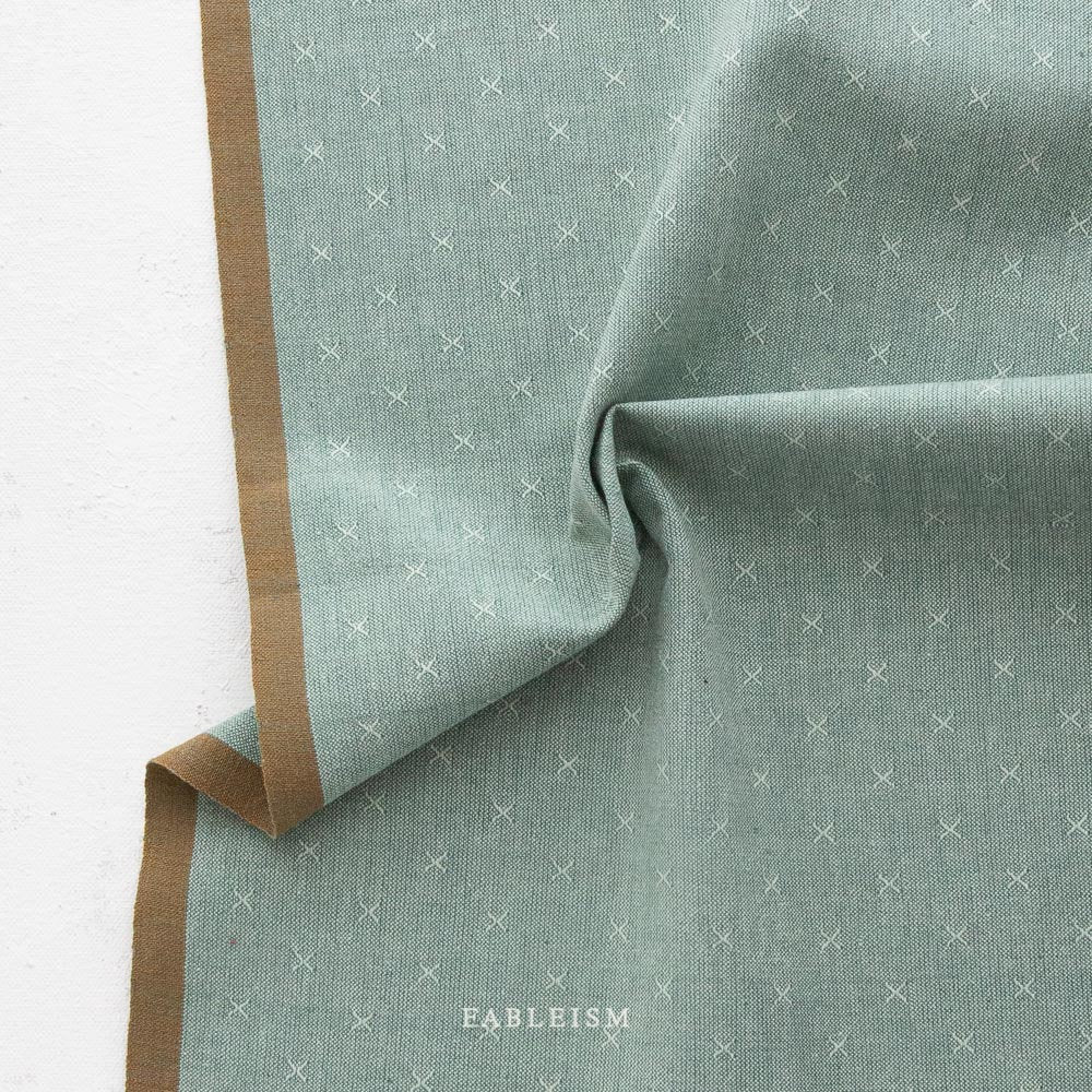 Cenote FSW-19-CENOTE | Sprout Woven by Fableism Supply Co. | Continuous Yardage | Fat Quarter | Cotton Yarn Dyed Wovens
