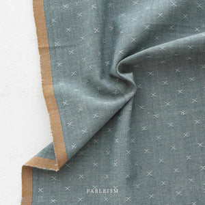 Storm FSW-21-STORM | Sprout Woven by Fableism Supply Co. | Continuous Yardage | Fat Quarter | Cotton Yarn Dyed Wovens