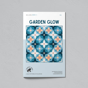 Garden Glow Quilt by Toad & Sew | Paper Quilt Pattern | Intermediate Skill Level Quilt Pattern | Modern Quilt Pattern