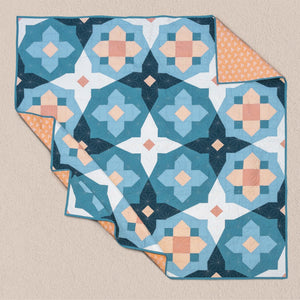 Garden Glow Quilt by Toad & Sew | Paper Quilt Pattern | Intermediate Skill Level Quilt Pattern | Modern Quilt Pattern