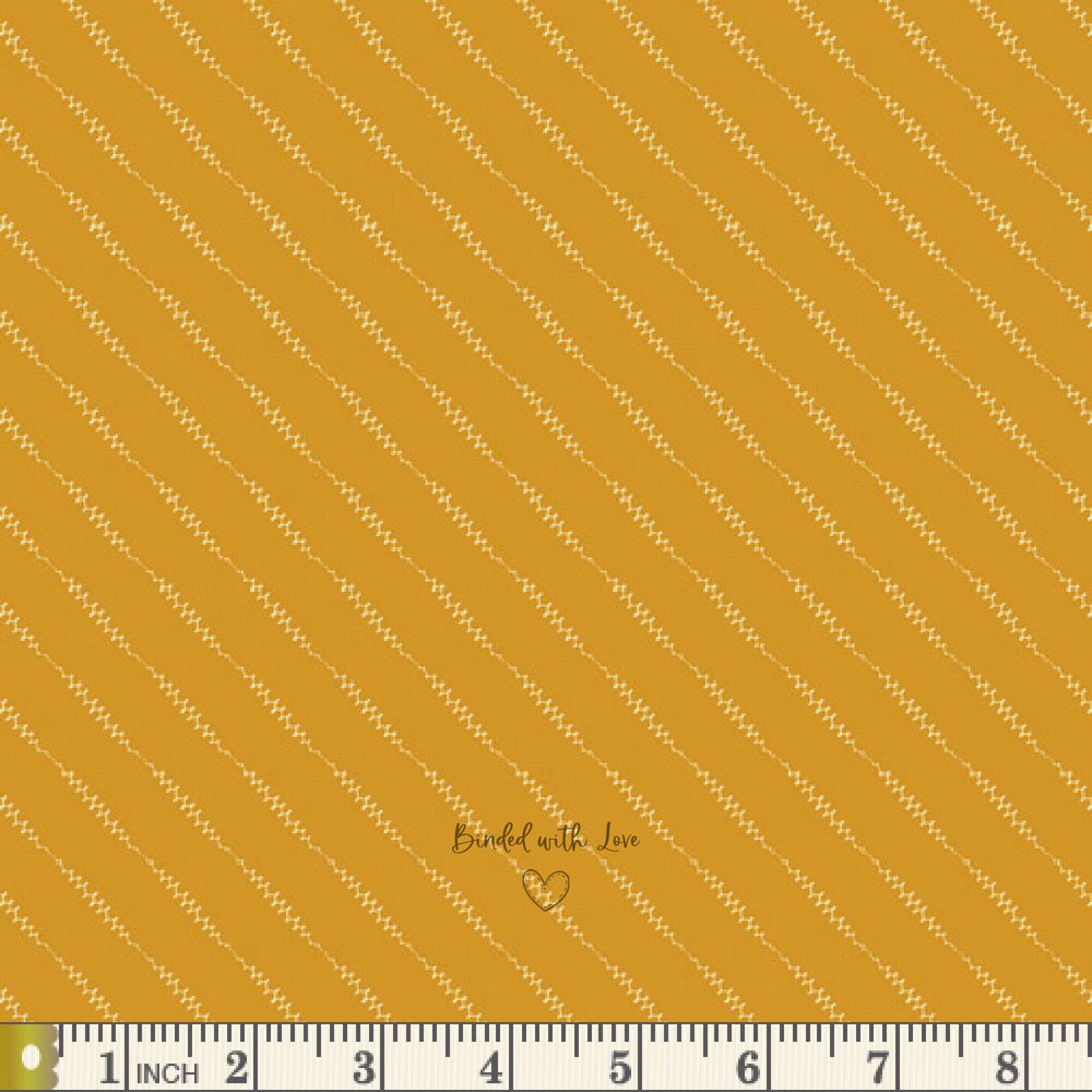 A Stitch in Time Ochre SEW24906 | #Sew Obsessed by AGF Studio | Art Gallery Fabrics | Quilting Fabric | Continuous Yardage | Fat Quarter