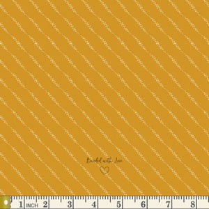 A Stitch in Time Ochre SEW24906 | #Sew Obsessed by AGF Studio | Art Gallery Fabrics | Quilting Fabric | Continuous Yardage | Fat Quarter
