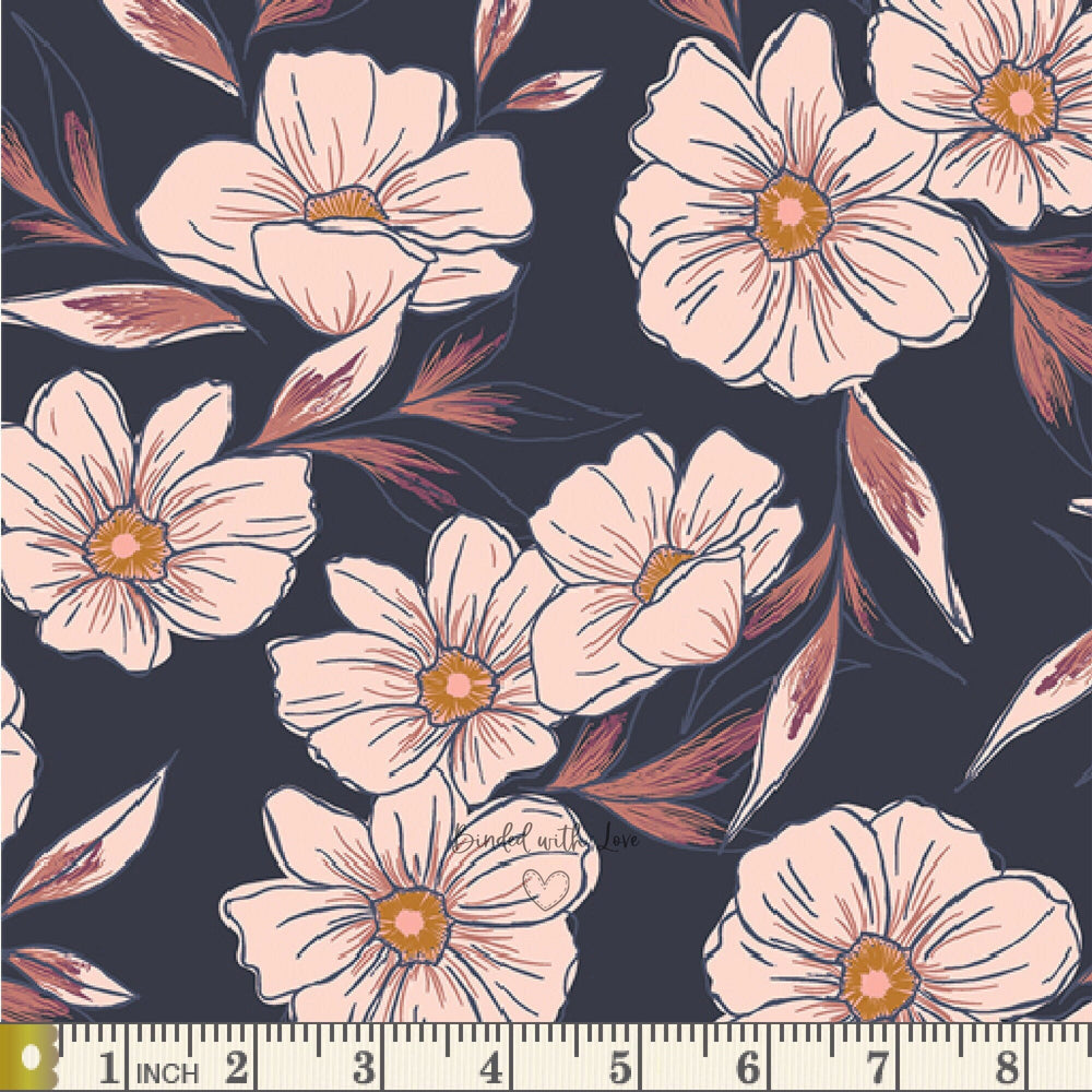 Tinted Blooms Dusk FUSDK2700 | AGF Studio | Dusk Fusion by Art Gallery Fabrics | Modern Quilting Fabric | Continuous Yardage | Fat Quarter