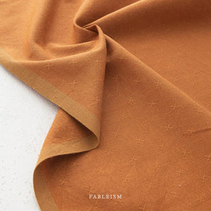 Cider FSW-09-CIDER | Sprout Woven by Fableism Supply Co. | Continuous Yardage | Fat Quarter | Cotton Yarn Dyed Wovens