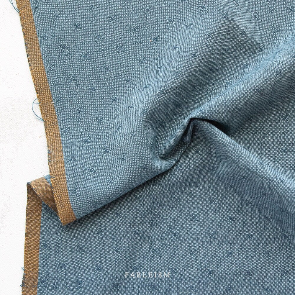 Morro Bay FSW-225-MORRO-BAY | Sprout Woven by Fableism Supply Co. | Continuous Yardage | Fat Quarter | Cotton Yarn Dyed Wovens