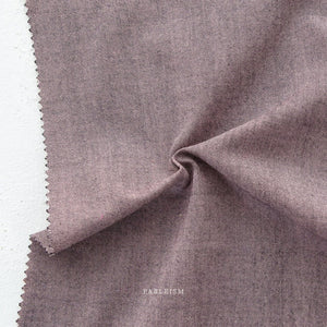 Flint ECW-NOC-09-FLINT | Everyday Chambray Nocturne by Fableism Supply Co. | Continuous Yardage | Fat Quarter | Cotton Yarn Dyed Wovens