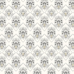 Desert Garden Half Moon Crest Metallic LI201-HM4M | Early Twilight Collaborative by Cotton + Steel | Yardage | Fat Quarter | Quilting
