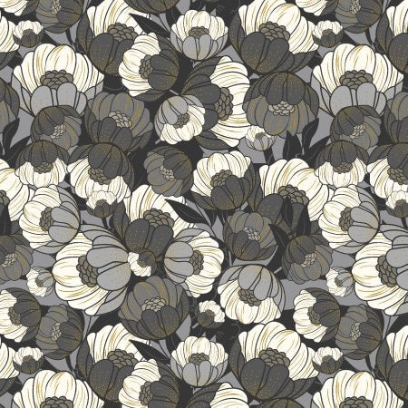 Wild Flora Dramatic AC401-DR5M | Early Twilight Collaborative by Cotton + Steel | Yardage | Fat Quarter | Quilting
