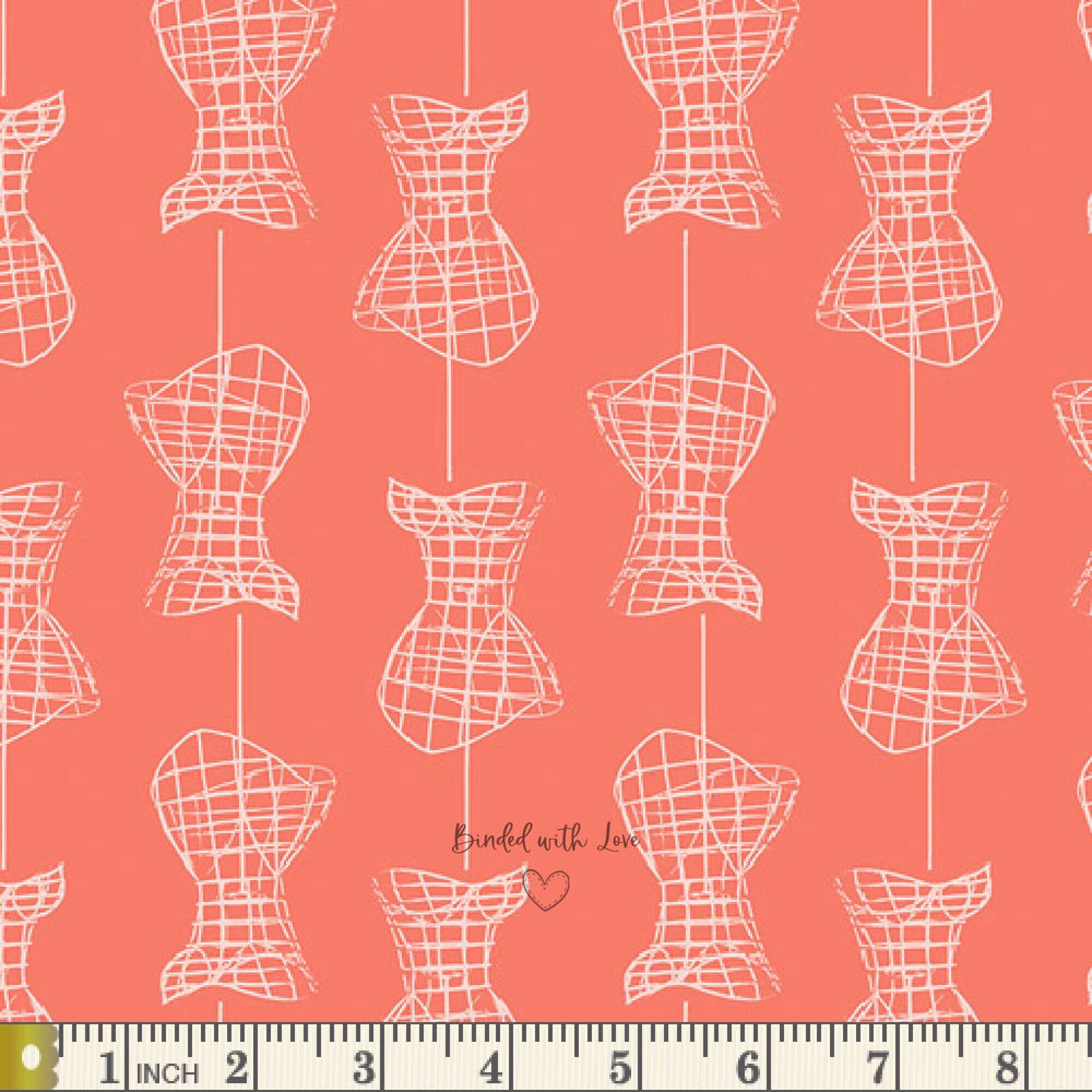 Feminine Form SEW24904 | #Sew Obsessed by AGF Studio | Art Gallery Fabrics | Quilting Fabric | Continuous Yardage | End of Bolt | Destash