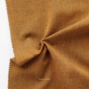 Solar ECW-NOC-04-SOLAR | Everyday Chambray Nocturne by Fableism Supply Co. | Continuous Yardage | Fat Quarter | Cotton Yarn Dyed Wovens