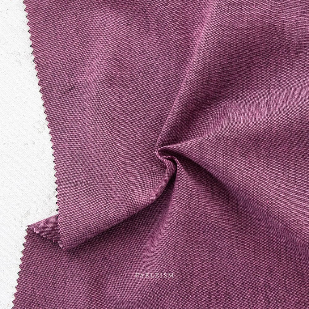 Venus ECW-NOC-10-VENUS | Everyday Chambray Nocturne by Fableism Supply Co. | Continuous Yardage | Fat Quarter | Cotton Yarn Dyed Wovens