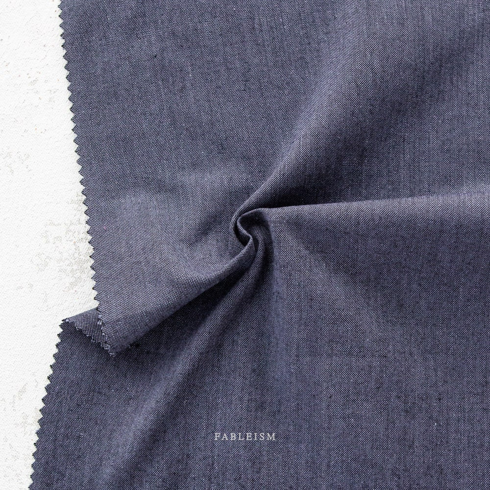 Galaxy ECW-NOC-11-GALAXY | Everyday Chambray Nocturne by Fableism Supply Co. | Continuous Yardage | Fat Quarter | Cotton Yarn Dyed Wovens