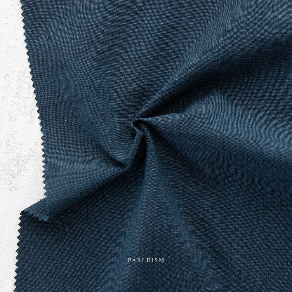 Cosmos ECW-NOC-14-Cosmos | Everyday Chambray Nocturne by Fableism Supply Co. | Continuous Yardage | Fat Quarter