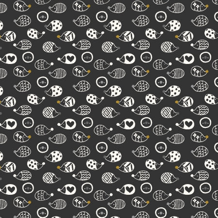 Nezumi Graphite Metallic HO402-GR4M | Early Twilight Collaborative by Cotton + Steel | Yardage | Fat Quarter | Quilting
