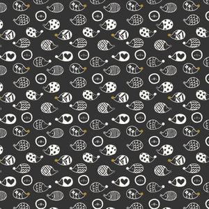 Nezumi Graphite Metallic HO402-GR4M | Early Twilight Collaborative by Cotton + Steel | Yardage | Fat Quarter | Quilting