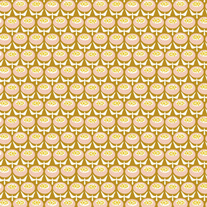Buttercup Yellow LV804-YE3 | Sweet Floral Scent by Loes van Oosten | Cotton + Steel | Continuous Yardage | Fat Quarter
