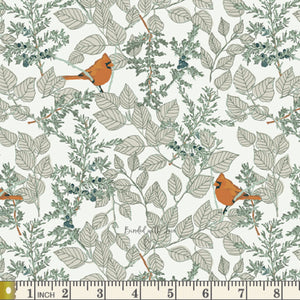 Juniper Grove Snow JUN22110 | Juniper by Sharon Holland | Art Gallery Fabrics | Continuous Yardage | Fat Quarter | Quilting Fabric