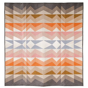 Rocky Coast Quilt Pattern by Toad & Sew | Paper Quilt Pattern | Confident Beginner Quilt Pattern
