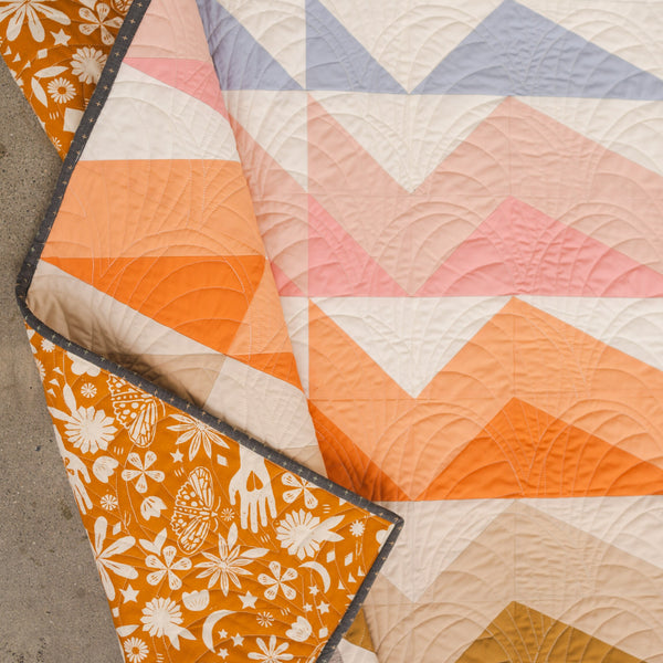 Rocky Coast Quilt Pattern by Toad & Sew | Paper Quilt Pattern | Confident Beginner Quilt Pattern