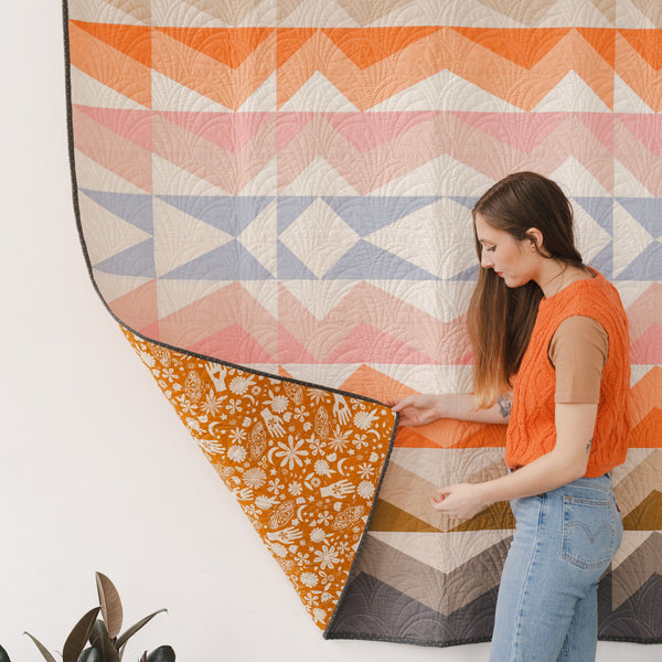 Rocky Coast Quilt Pattern by Toad & Sew | Paper Quilt Pattern | Confident Beginner Quilt Pattern