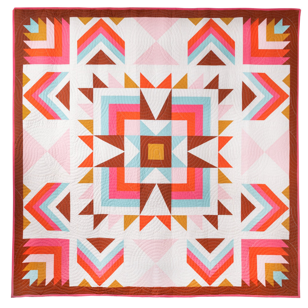Joplin Quilt Pattern by Toad & Sew | Paper Quilt Pattern | Intermediate Quilt Pattern