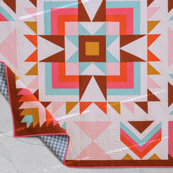 Joplin Quilt Pattern by Toad & Sew | Paper Quilt Pattern | Intermediate Quilt Pattern