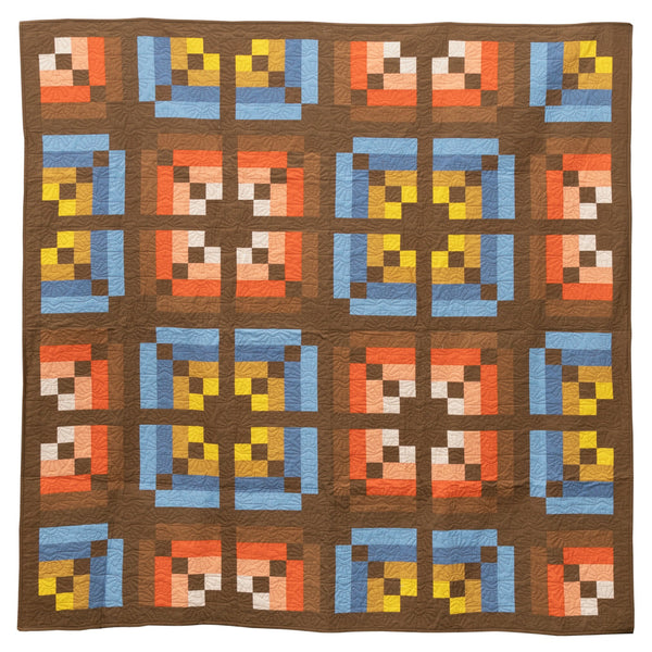 Intertwined Quilt by Toad & Sew | Paper Quilt Pattern | Beginner Friendly Quilt Pattern | Modern Quilt Pattern
