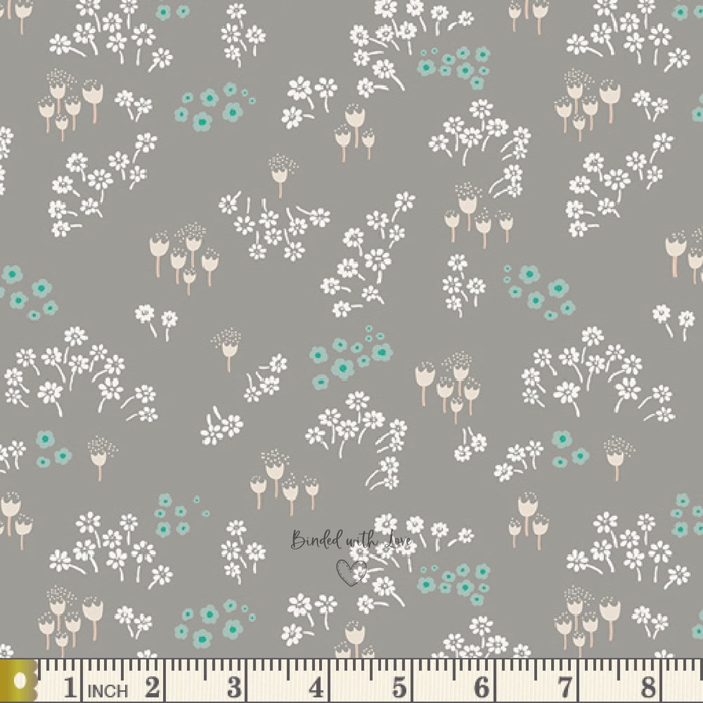 Tenderness Grey LT-10031 | Littlest by AGF Studio | Art Gallery Fabrics | Continuous Yardage | Fat Quarter
