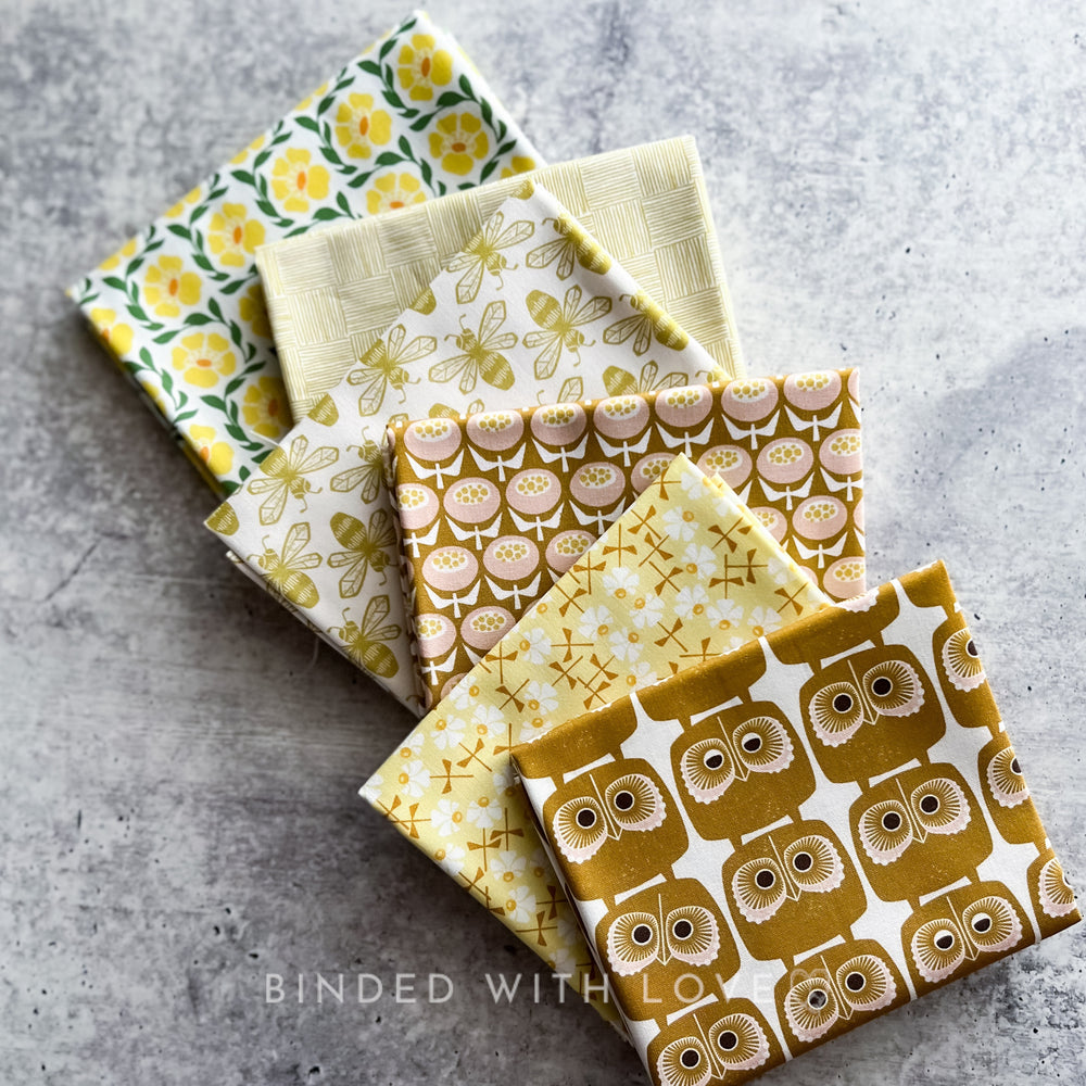 Sweet Floral Scent Bundle | 6 Prints | Sweet Floral Scent by Loes van Oosten | Cotton + Steel | Fat Quarter Bundle | Half Yard Bundle