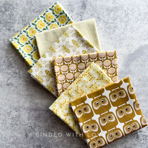 Sweet Floral Scent Bundle | 6 Prints | Sweet Floral Scent by Loes van Oosten | Cotton + Steel | Fat Quarter Bundle | Half Yard Bundle